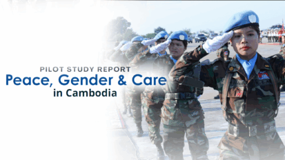 Peace Gender and Care in Cambodia