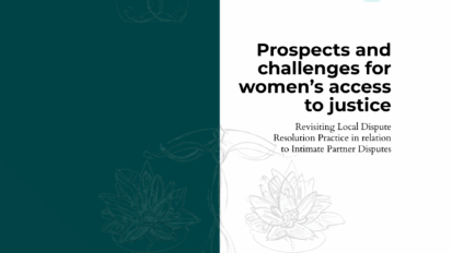 Prospects and Challenges for Women’s Access to Justice